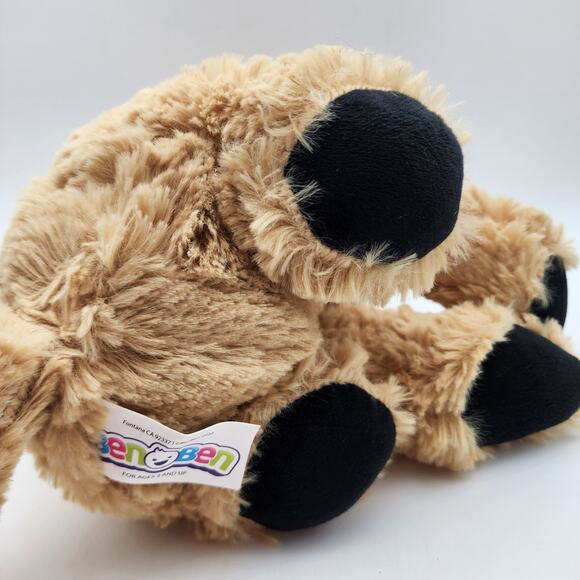 Ben Ben Panting Tongue Puppy Dog Plush 11" Sewn Eyes Stuffed Animal Toy 2023 - Picture 5 of 8